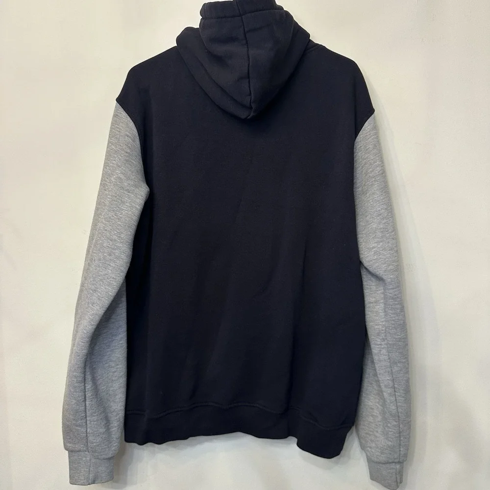 Unisex Hooded Sweatshirt Paris France 2XL Full Zip Up Blue Gray‎ Eiffel Tower